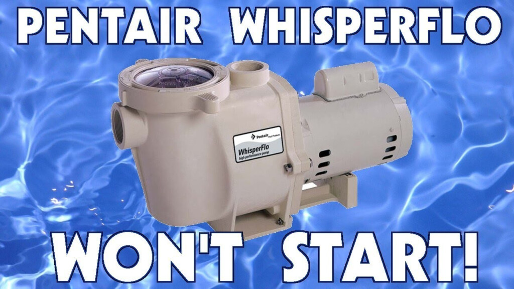 2019 UPDATE Pentair Whisperflo Swimming Pool Pump Won t Start Fix It 