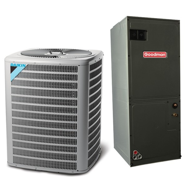 3 Ton 13 SEER Multi Speed Daikin Commercial Central Heat Pump Split