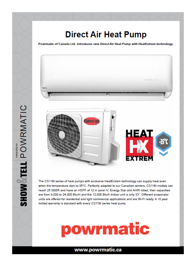 Direct Air Heat Pump HPAC Magazine