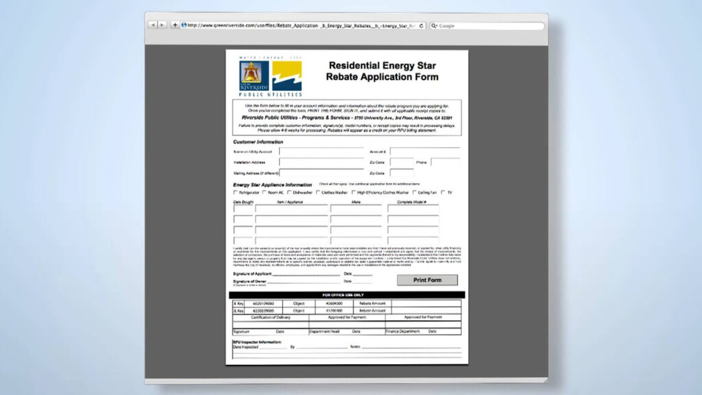 Energy Star TV Rebate From Riverside Public Utilities YouTube