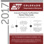 Form DR 0104PTC Download Fillable PDF 2017 Colorado Property Tax Rent