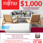 Fujitsu Heat Pumps 300 Fujitsu Rebate 1200 2400 Gov t Rebate