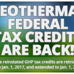 Geothermal Heat Pump Tax Credits Approved By Congress Geothermal