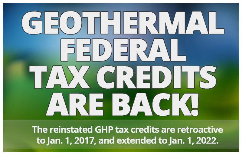 Geothermal Heat Pump Tax Credits Approved By Congress Geothermal 