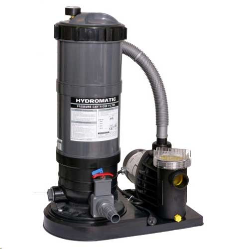 Hydro 120 Sq Ft Cartridge Filter System With 1 Hp Pump NE636