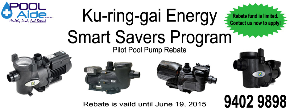 Ku ring gai Rebate Program Banner Pool Aide Pool Aide