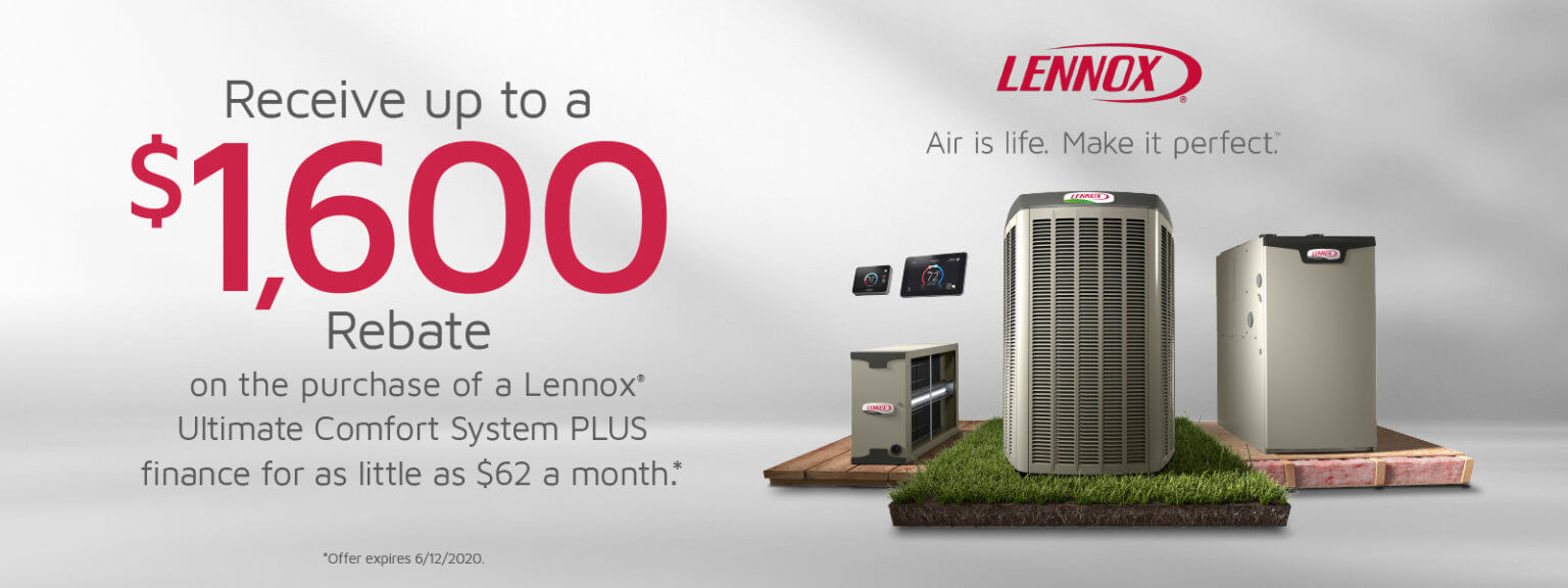 Lennox Summer Rebate PLUS Toshack Heating Cooling Plumbing