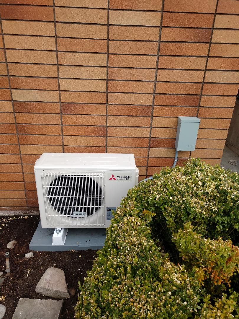 Mitsubishi Ductless Heat Pump Installation Heat Pump Installation 