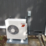 Mitsubishi Single Head Hyper Heat Ductless Heat Pump Installation