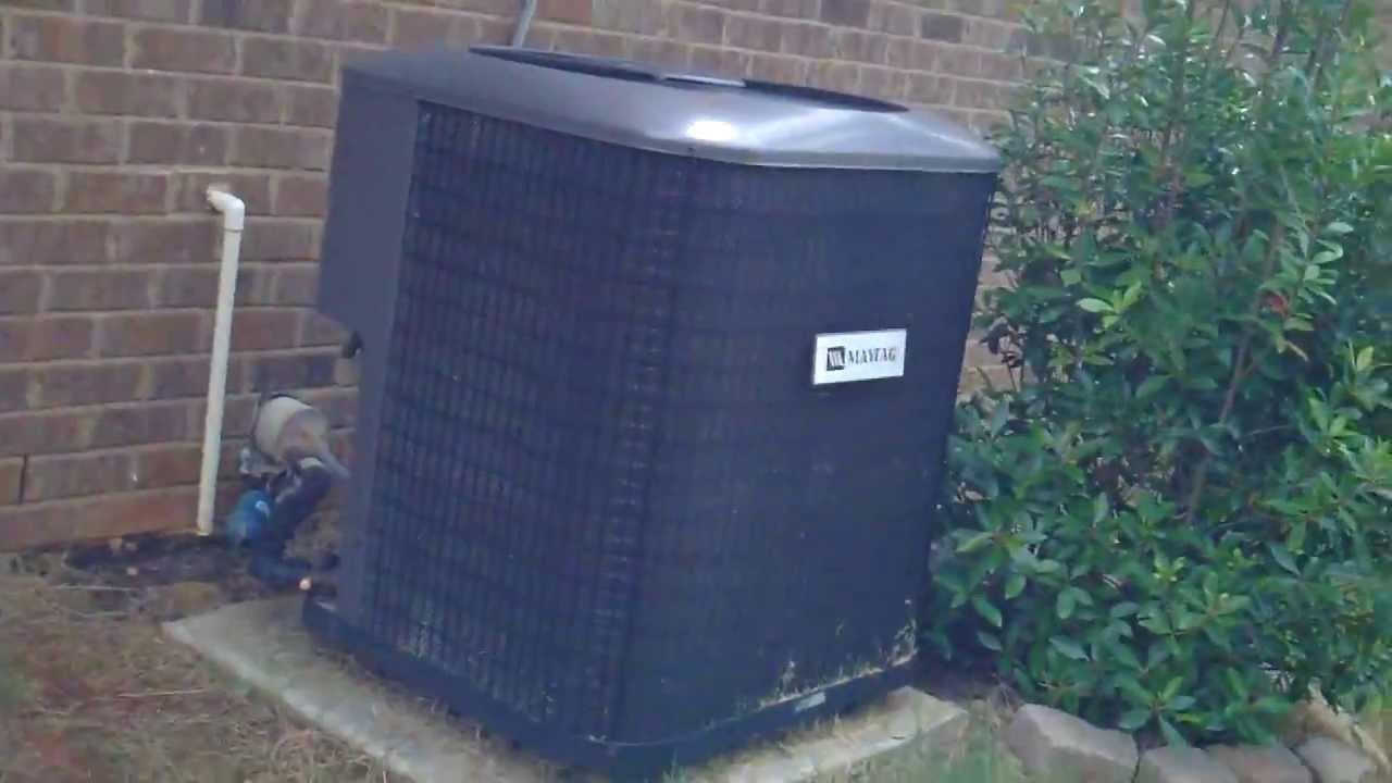 My Aunt s Maytag Heat Pump Running YouTube