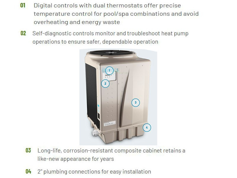 Pentair UltraTemp Heat Pump 125K BTU 460933