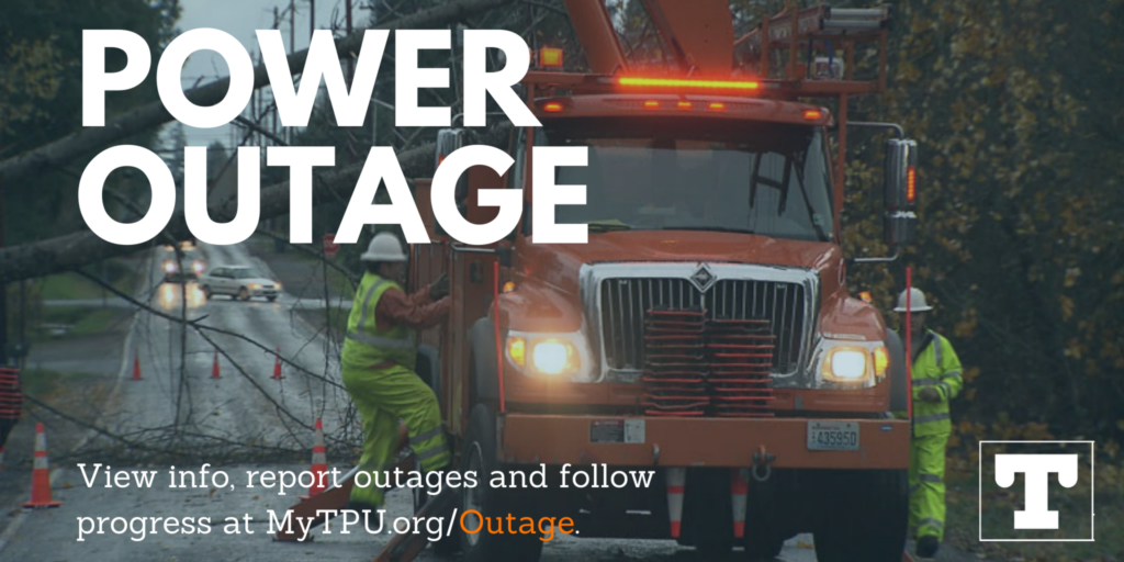 Power Outages Tacoma Public Utilities