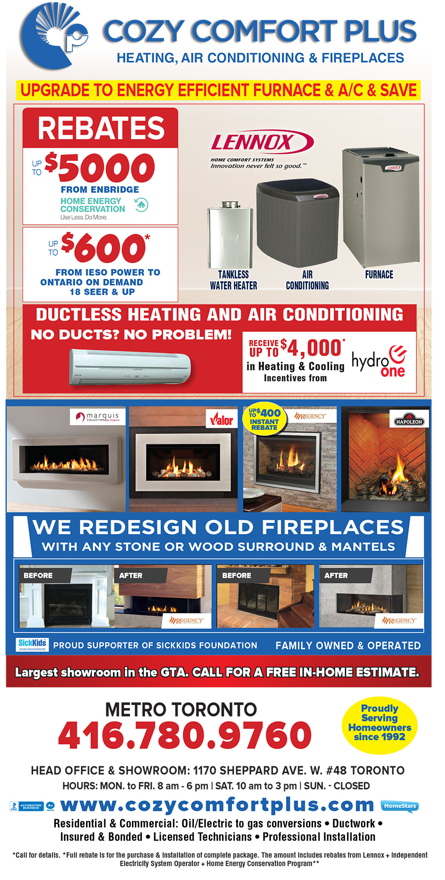 Rebate For Cooling And Heating Systems In Ontario Cozy Comfort Plus