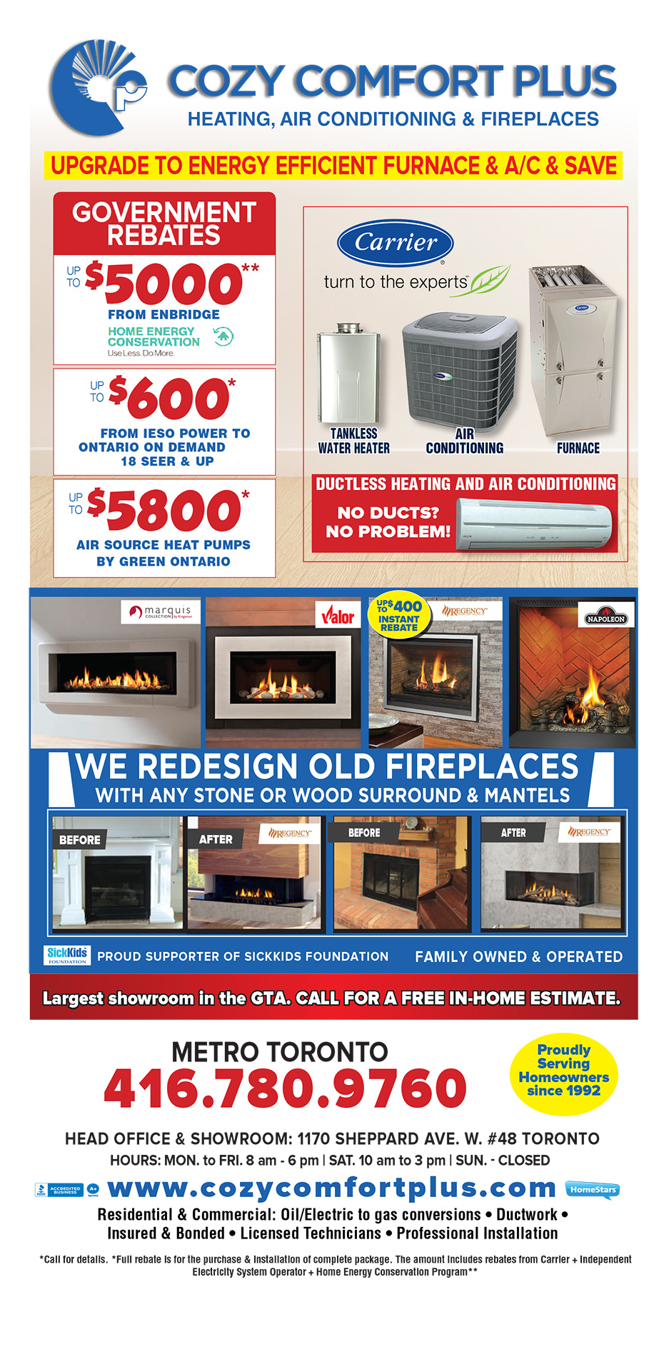 Rebate For Cooling And Heating Systems In Ontario Cozy Comfort Plus