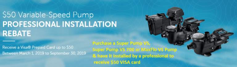 Rebate Vs Pump With Install 50 R R Pools