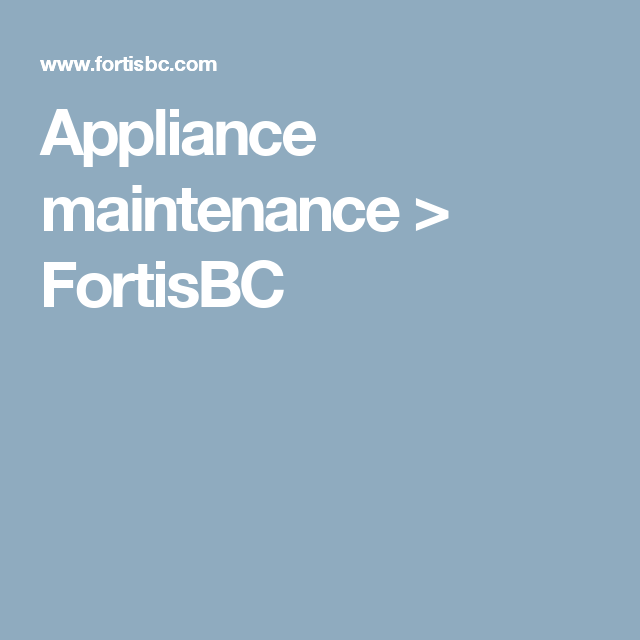 Rebates Details Appliance Maintenance Maintenance Rebates
