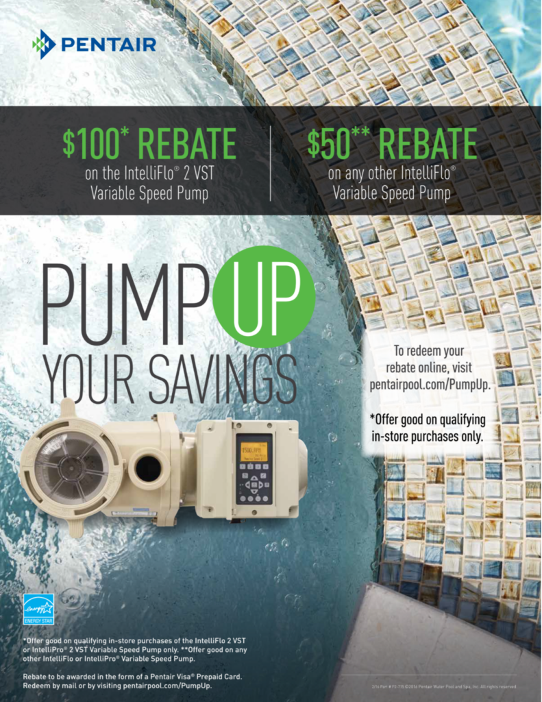 Rebates On Pentair Intelliflo2 Variable Speed Pump Save Energy And Money 