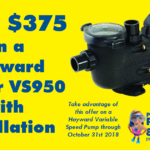 Save 375 On A Hayward TriStar VS950 Variable Speed Pump With