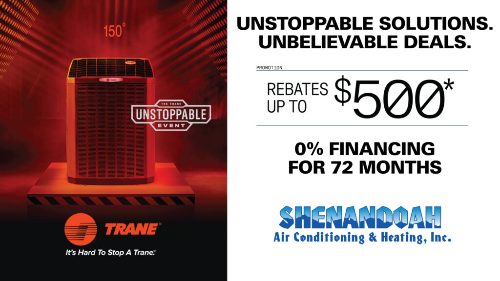 Shenandoah Air Conditioning Heating Trane Offers