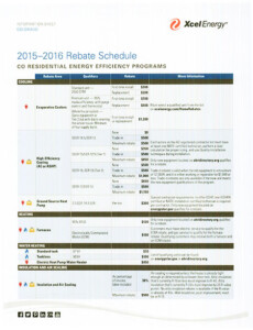 XCel Energy Rebates Colorado Highland Heating Air Longmont