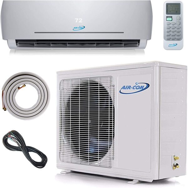 18000 BTU Mini Split Ductless Air Conditioner 23 SEER 12 Lineset 