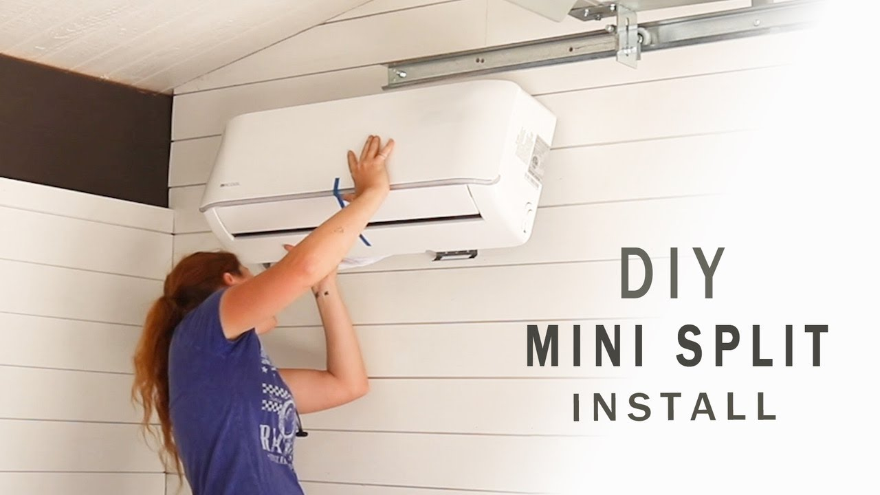 DIY Ductless Mini Split Install MrCool Unit YouTube