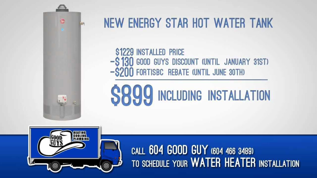 Energy Star Water Heaters 200 FortisBC Rebate YouTube