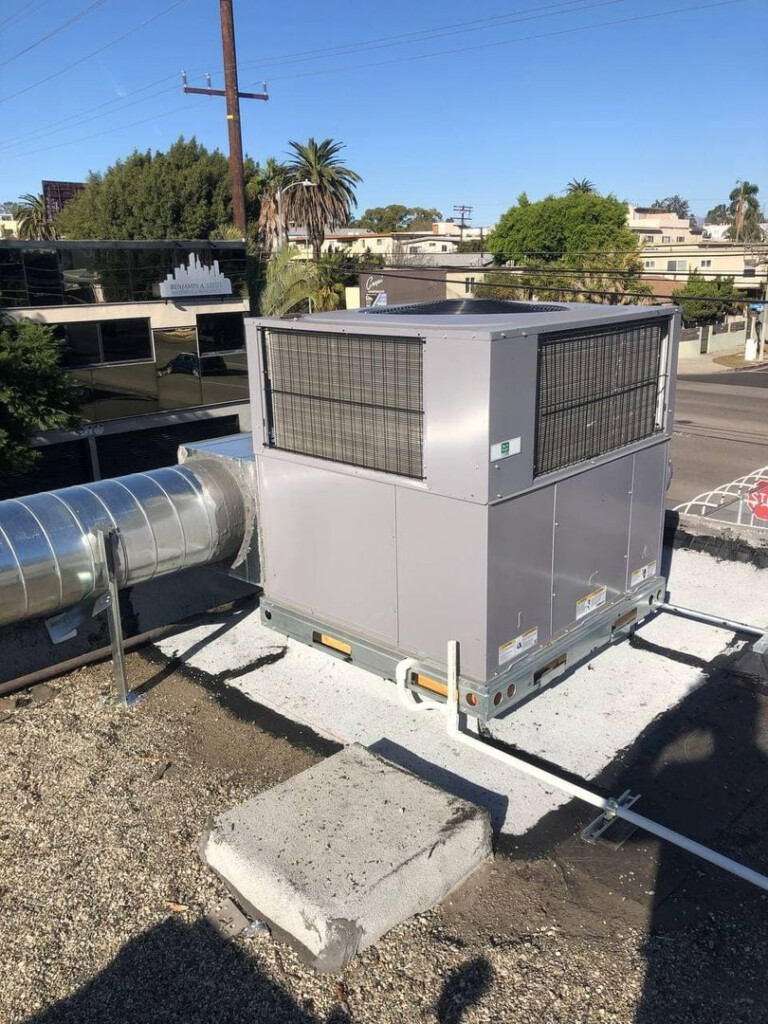 Heat Pump And Ductwork In Los Angeles CA Lions HVAC A C Repair