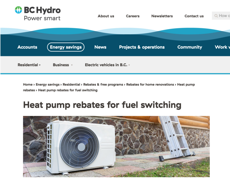 Heat Pump Rebates For Fuel Switching Hydron Aire EVl