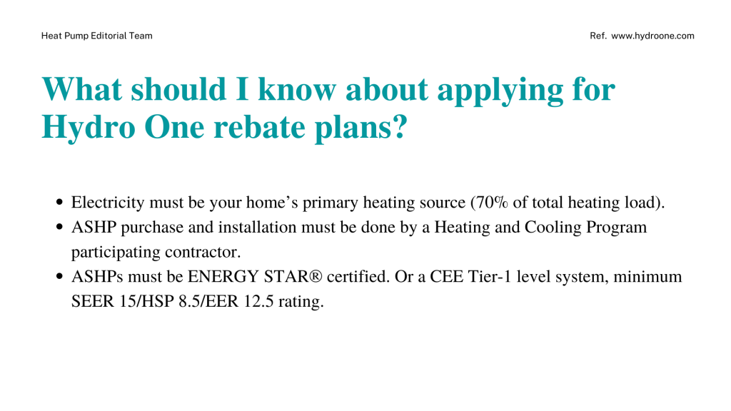 Hydro One Heat Pumps Review Rebates And Plans