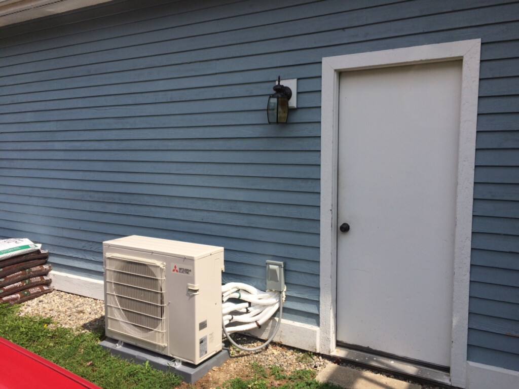 Mitsubishi Ductless Mini Split System Installation Columbia CT