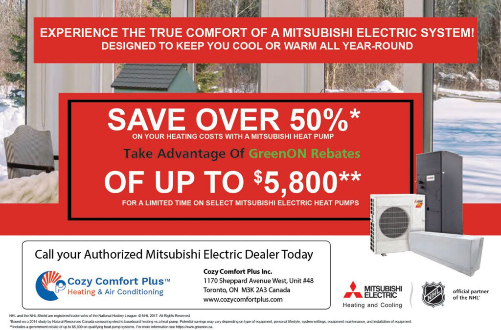 Mitsubishi Electric s Heating Cooling Insentive Toronto Ontario Fall 