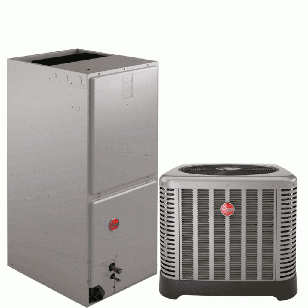 Rheem 2 5 Ton 14 SEER Heat Pump System In 2 5 Ton 3 0 Ton AC Heat 