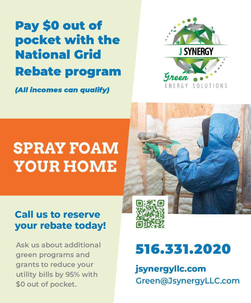 Spray Foam Your Home Pay 0 Out Of Pocket With The National Grid 